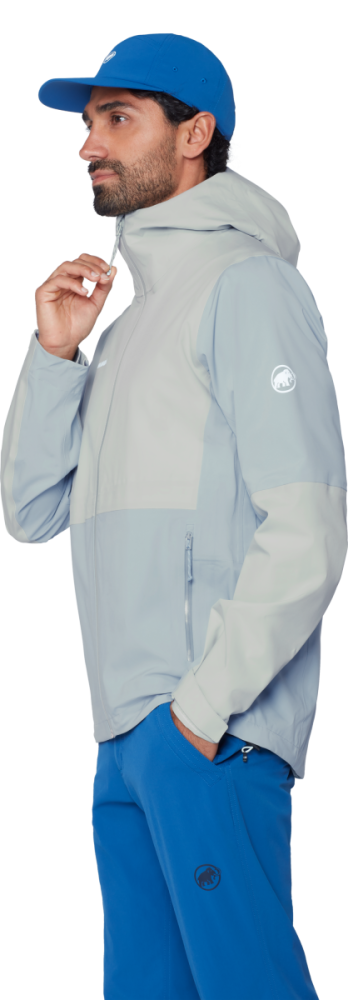 Mammut Linard Guide HS Hooded Jacket Men, nebla-silver sage