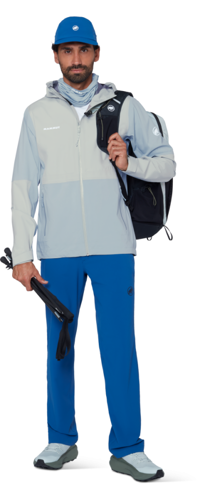 Mammut Linard Guide HS Hooded Jacket Men, nebla-silver sage