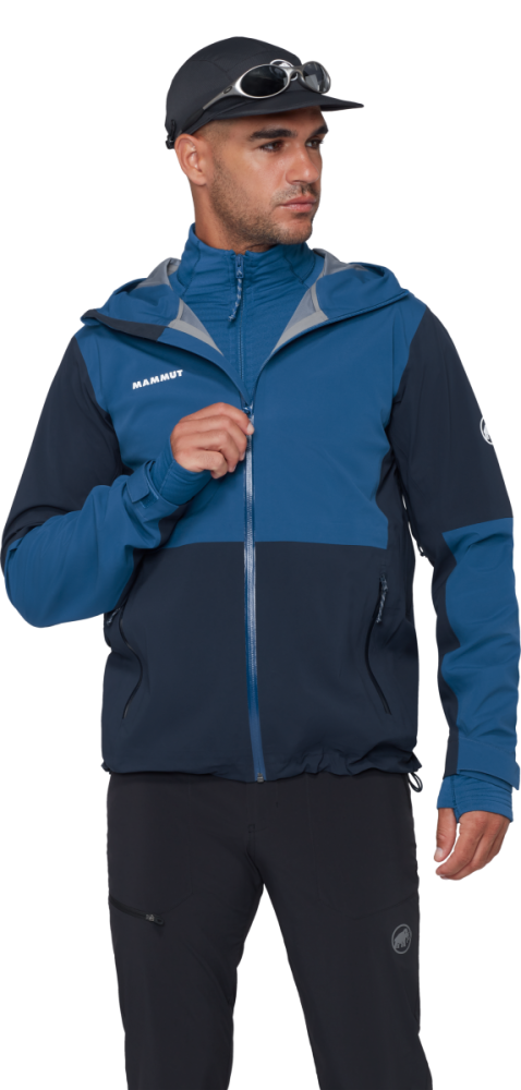 Mammut Linard Guide HS Hooded Jacket Men, marine-tschiel