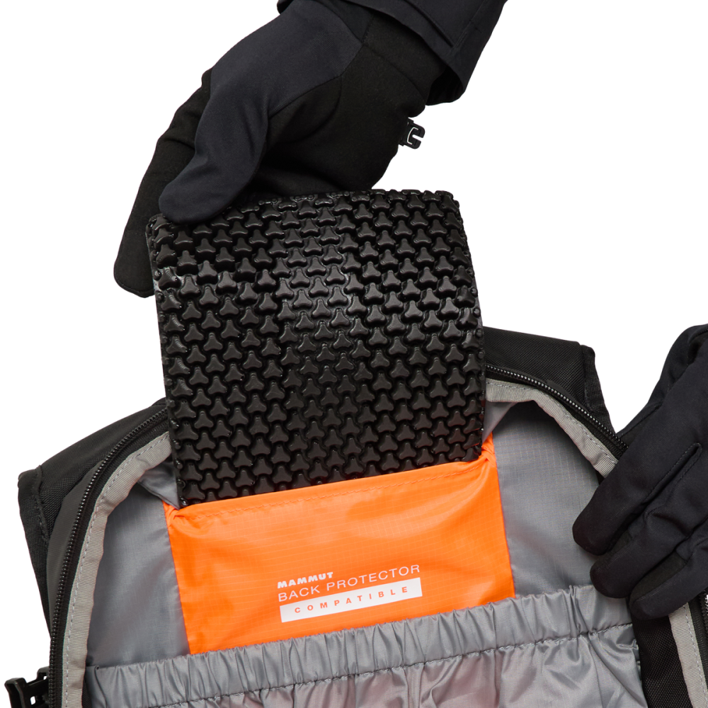 Mammut Back Protector, black, one size