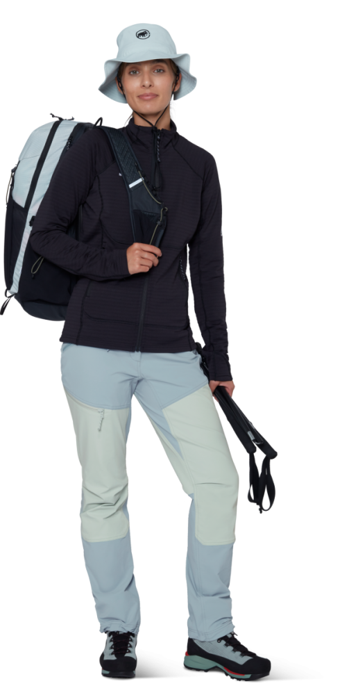 Mammut Taiss SO Pants Women, nebla-silver sage, US 12